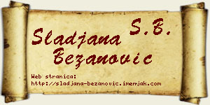 Slađana Bežanović vizit kartica